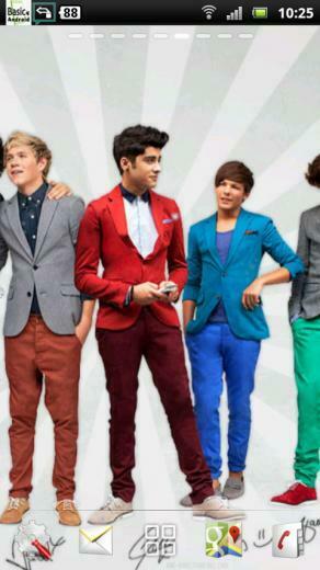 One Direction Live Wallpaper For Your Android Phone