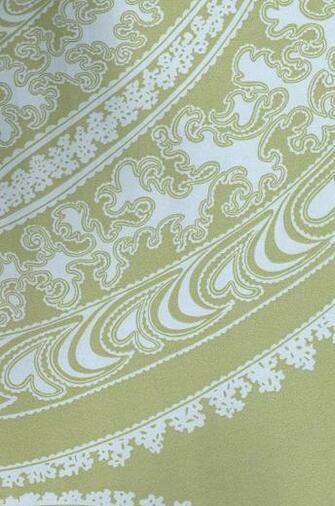 Rajapur Wallpaper Large Paisley Design In Pale Blue On Sage Green