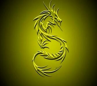 Yellow Dragon Wallpaper Screensaver Pre Id