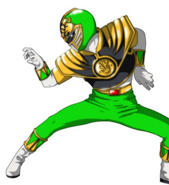 Hybrid Green White Ranger By Lanzaros