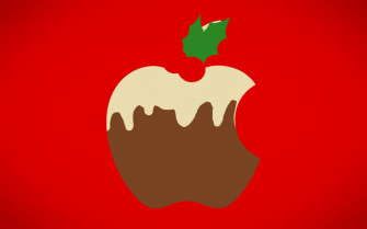 Apple Christmas Pudding Wallpaper By Lindsaycookie