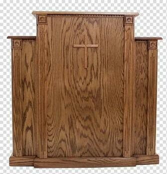 Table Furniture Pulpit Chair Altar Transparent Background Png