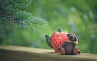 Wallpaper Branches Childhood Green Background Mood Tea Toy