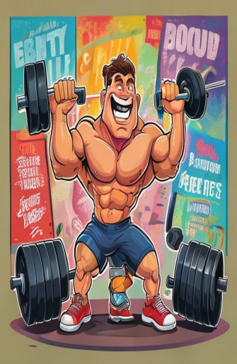 Cartoon Bodybuilding Wallpaper