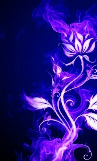 Wallpaper Sammlung Fire Flower Lila Jpg