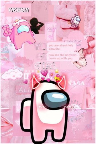 Collage For Pink Aesthetic Laptop Wallpaper