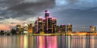 Detroit Skyline Wallpaper