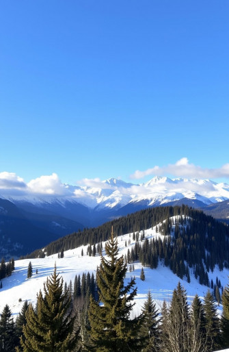 Winter Mountain Wallpaper