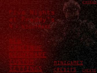 Fnaf4 Title Fanmade By Fredbeartheanimatron