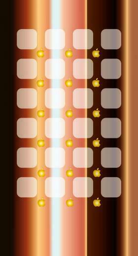 Cool Shelf Apple Tea Gold And Silver Wallpaper Sc iPhone7plus