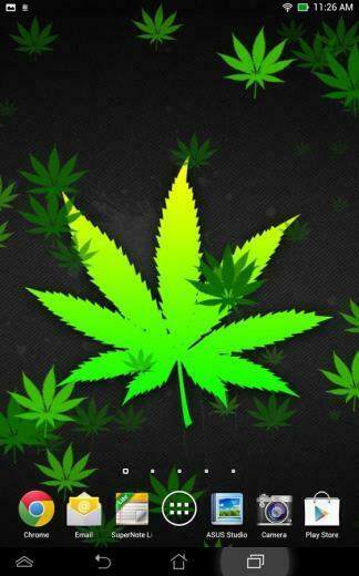 Weed Live Wallpaper Screenshot