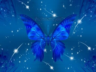Blue Butterfly Wallpaper