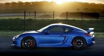 Porsche Cayman Gt4 Au Spec 981da Cars Coupe Blue Wallpaper