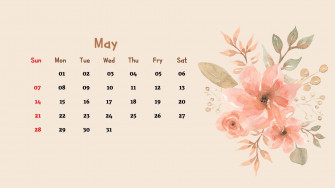 May Calendar Wallpaper