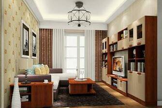 3d Living Room Wallpaper And Tv Cabinet House