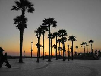 Caspianite Deviantart Art Sunset At Huntington Beach