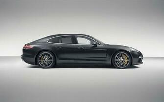Porsche Panamera Turbo S Wallpaper HD White Black Red
