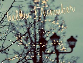 Hello December Wallpaper Large Image