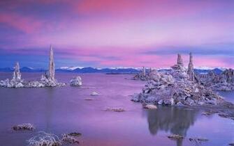 Nature Sunset Cold Frozen Trippy Wallpaper