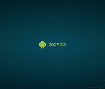 Android On A Blue Background Wallpaper For Samsung Galaxy Tab