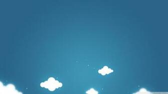 Clouds And Blue Sky Wallpaper Cartoon