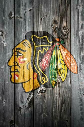 Chicago Blackhawks Feathers iPhone Wallpaper