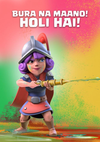 Clash Royale India Pichkari Ki Dhaar Rango Bauchaar Aur Apno