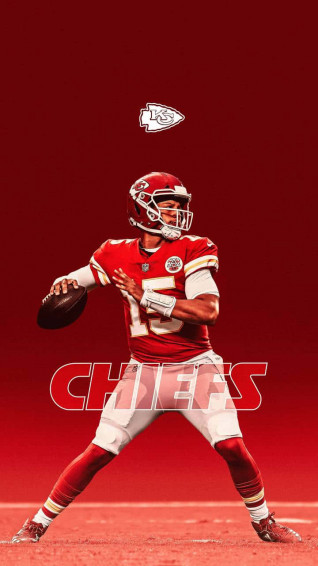 Patrick Mahomes Nfl Star Phone Wallpaper