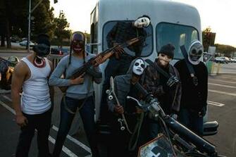 The Purge Anarchy Horror Sci Fi Thriller Dark Wallpaper