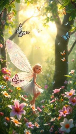 Pretty Fairy Wallpaper