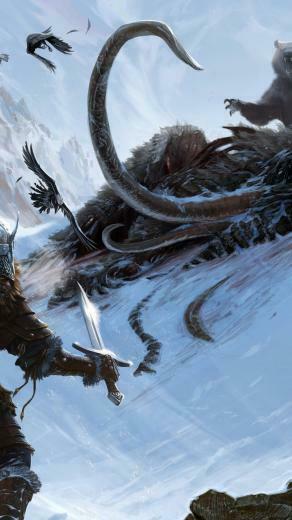 The Elder Scrolls Oyun Skyrim Macera 4k Arka Plan