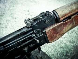 Wallpaper Carabine Kalashnikov Photo Desktop