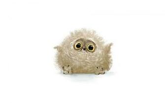 Funny Owl Illustration Android Wallpaper Picture