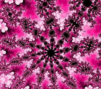 Pink Mandelbrot Fractal Background Image