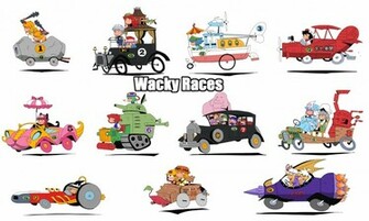 Wacky Races Street Fighter Friesian Horse