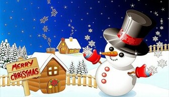 Cute Snowman Christmas Wallpaper Gallery