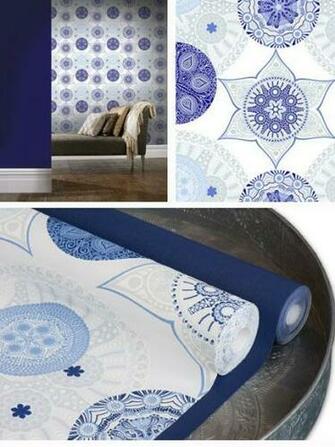 Wallpaper Marrakech By Graham Brown Feeling Blue