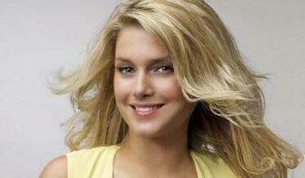 Wallpaper Jeanette Biedermann Blonde Girl