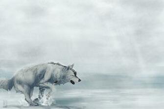 Wolves Painting Art Anime Wolf Original Wallpaper