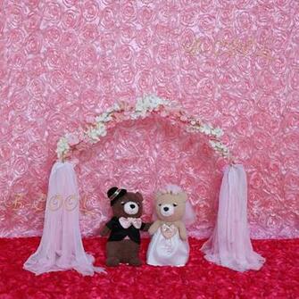 Amazon B Cool 3d Floral Backdrop 8ftx8ft Pink Rosette