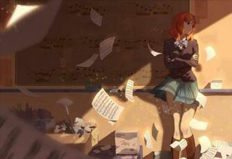Love Live School Idol Character Notes Music Girl Alone Sunlight
