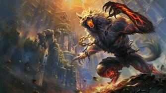 HD Wallpaper Lycanthrope Dota Ruin Chain