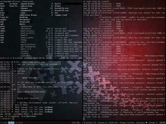 Used Conky I3 Wsbar Dzen2 Urxvt Running Ranger Irssi Bitlbee And A