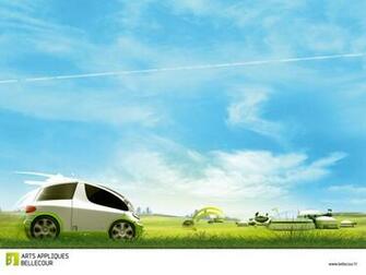 Cute Funny Eco Car Desktop Wallpaper And Stock Photos