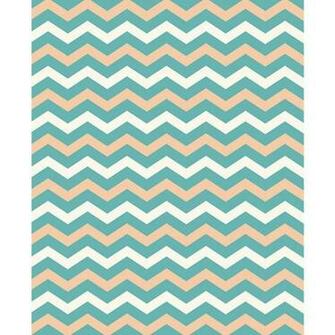 Teal Tan Chevron Printed Backdrop Express