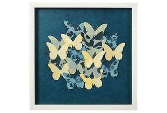 One Kings Lane Artist On Exhibit Wallpaper Butterfly Washi Paper Ii