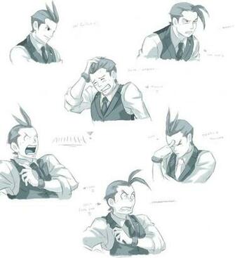 Apollo Justice Faces By Chinchikurin