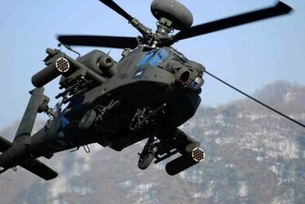 Ah Apache Attack Helicopter Army Military Weapon Wallpaper