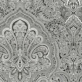 Wall Art Decor Wallpaper Patton Wallcoverings Bw28703 Black