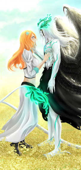 Anime Bleach Ulquiorra Cifer Orihime Inoue Brave Souls Wallpaper